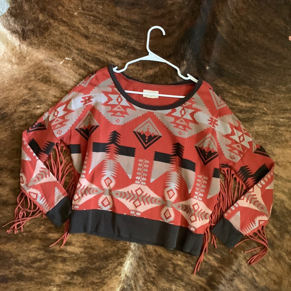 Ralph Lauren Denim & Supply Southwest Fringe Top